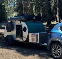 Fern the 2022 Teardrop! +Rooftop Tent, Shower, Awning, & full Kitchenette!