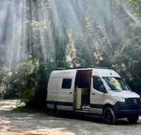 Acadia Adventure 4x4 Sprinter with Indoor Shower and Air Conditioning.