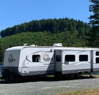 Adventure Awaits 35’ Open Range 308BHS Bunkhouse travel trailer