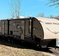 Fun Semi Modern Travel Trailer