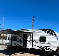 Todd's Forest River Sandstorm 2725LC Toy Hauler