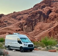 Comfortable van with all the amenities!