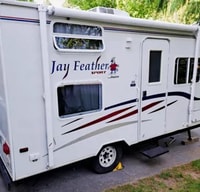 tom's Jayco Jay Feather Sport Travel Trailer