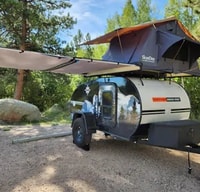 2024 Teardrop Camper Trailer | AC/Heater/TV/Water | Lightweight