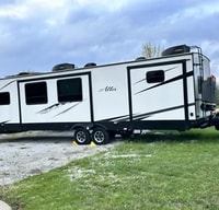 Party trailer on wheels