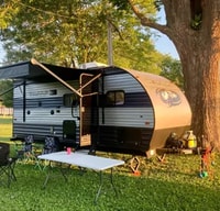 Kristine's Forest River Wolf Pup Travel Trailer