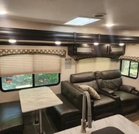 Ray Rays Travel Trailer with outdoor kitchen and bunk room