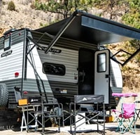 Solar-powered, light-weight, family adventure bunk house