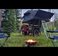 The Roam Wagon - Overland Trailer w/ 4 Person Roof Top Tent
