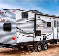Family Fun Rv Rentals Way of Life's Dutchmen Coleman Lantern - 2 room bunkbed Travel Trailer LC1
