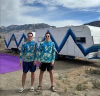 Puffy The Cloud Burning Man Warn The West Trailer Rental