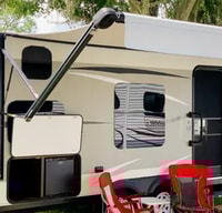 PEAK N’ C Adventures Pet friendly Jayco Bunkhouse Travel Trailer