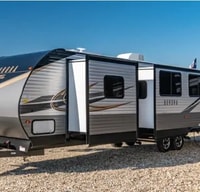Tim's Aurora 34BHTS Travel Trailer