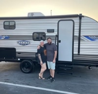 The Cook's Cozy Kid Approved Camper Trailer