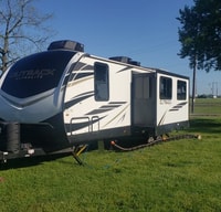RV outback with private bunkroom