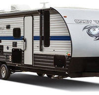 (Grace)  Fancy RV ready for family fun.