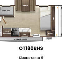 Pet Friendly - 2 Bunks & Queen