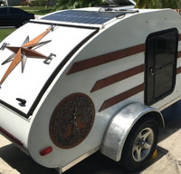 Teardrop Trailer with solar & electric power. Sleeps 2.