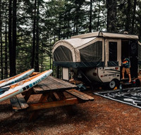 The Joyful Jay!  A 2015 Jayco Camper with SUP and Kayak Add-ons!