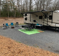 Newly Renovated Pet friendly camper with 4 bunks ready for your adventure.