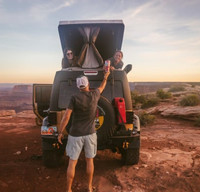 Jeep Rubicon w/pop up camper and all camping gear included!