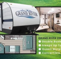 Easy to tow 2022 Grand River Travel Trailer