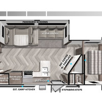 "Family Friendly" 2022 Forest River Salem 33.1' Travel Trailer