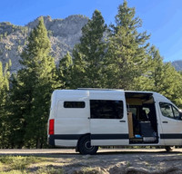 Sprinter Self-Contained CamperVan with Kitchen/Shower; Sleeps 4, Seats 5