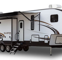 Immaculate 2021 Forest River Sabre 5th Wheel Bunkhouse!