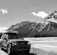 2007 Nissan Xterra with pop up tent