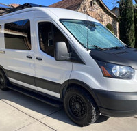 Perfectly Cozy Pet Friendly Off-grid capable 2019 Ford Transit Camper-Van