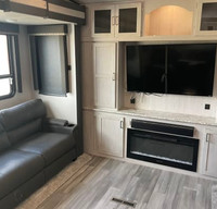 2020 Keystone Sprinter with open living room floor plan