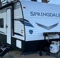 2022 Keystone RV Springdale, Bunkhouse, Propane Fridge, Solar, Queen Bed