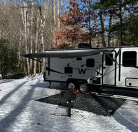 Cozy Winnebago for campground or off-grid camping