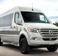 Luxury sprinter passenger van