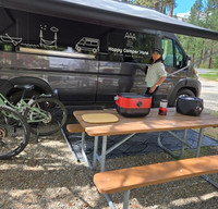 Kelowna Kate's fully-equipped Class B Camper Van.