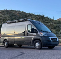 Mr. Grey is the Cold AC, Modern Luxury Camper Van rental of your dreams!