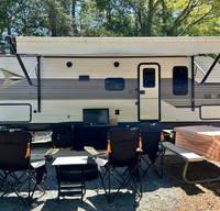 Go Play, Go Camp! 26' Modern Camper with Private Queen Suite & Bunkhouse