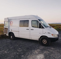 Vintage Mercedes Sprinter Campervan