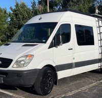 Off-grid campervan