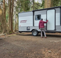 No hook ups, No problem! Off-Grid Trailer
