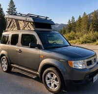 Tahoe-Ready eCamper: Pop-Top Honda Element, Sleep Where You Park