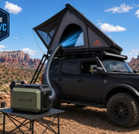 Bronco with Rooftop Tent, Camping Gear and Optional Camping AC