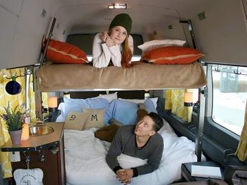 Wandervans Large Campervan with A/C and Heat 2 Queen Beds