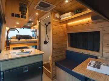 2023 AWD Ford Camper Van w/ Off-Grid Power and Water