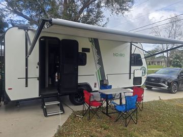 HAPPY CAMPER   2020 NOBO Light to tow, Sleeps 4, New Bed/Newly Upholstered