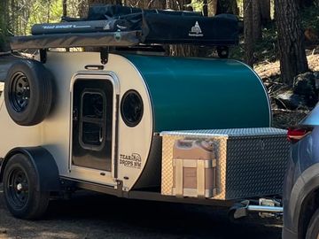 Fern the 2022 Teardrop! +Rooftop Tent, Shower, Awning, & full Kitchenette!