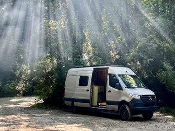 Acadia Adventure 4x4 Sprinter with Indoor Shower and Air Conditioning.