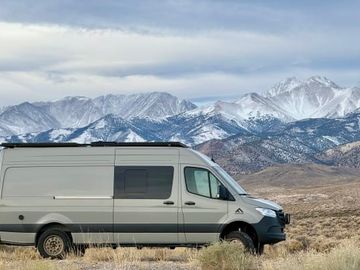 Forged Vans Sprinter 170 - sleeps/rides 2-5; off-grid AC + heat; hot water