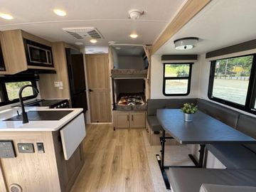 Our 2025 Flagstaff Double Bunk Trailer is ready for adventures!
